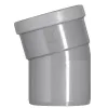 Pvc hwa 125 mm SN8 15 graden bocht 1x manchet
