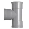 Pvc hwa 125 mm SN8 T stuk  3x manchet