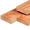 Douglas ligger 6,5x19x400 cm, gedroogd, geschaafd, 4 ronde hoeken