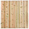Grenen tuinscherm geïmpregneerd geschaafd  11 planks 180x180cm zonder doorkijk