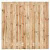 Tuinscherm Vasse, groen geïmpregneerd grenen, RVS-geschroefd, 19-planks (17+2) 180x180 cm
