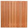 Tuinscherm Dronten, keruing hardhout, RVS-geschroefd, 21-planks (19+2) 180x180 cm
