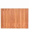 Tuinscherm Dronten, keruing hardhout, RVS-geschroefd, 21-planks (19+2) 180x130 cm