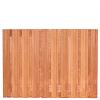 Tuinscherm Dronten, keruing hardhout, RVS-geschroefd, 21-planks (19+2) 180x130 cm