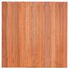 Hardhout tuinscherm geschaafd 23 planks (21+2) 180x180cm