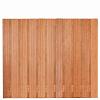 Hardhout tuinscherm geschaafd 23 planks (21+2) 150x180cm