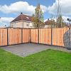 Red class tuinscherm geschaafd 21 planks (19+2) 180x180cm