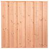 Douglas tuinscherm fijnbezaagd  11 planks 180x180cm zonder doorkijk