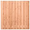 Tuinscherm Zwarte Woud, douglas, RVS-geschroefd, 21-planks (19+2) 180x180 cm