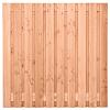 Tuinscherm Zwarte Woud, douglas, RVS-geschroefd, 21-planks (19+2) 180x180 cm