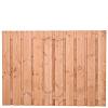 Tuinscherm Zwarte Woud, douglas, RVS-geschroefd, 21-planks (19+2) 180x130 cm