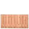 Tuinscherm Zwarte Woud, douglas, RVS-geschroefd, 21-planks (19+2) 180x90 cm