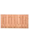Tuinscherm Zwarte Woud, douglas, RVS-geschroefd, 21-planks (19+2) 180x90 cm