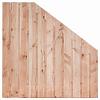 Douglas tuinscherm geschaafd 23 planks (21+2) 180/90x180cm verloop