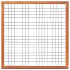 Gaaselement met kader 44x68/robuust - H180xB180cm HARDHOUT