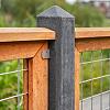 Gaaselement met kader 44x68/robuust - H180xB180cm HARDHOUT