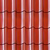 Dakpanprofielplaten terracotta, Billund XL uitbreiding