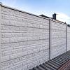 Berton©-motief-vulplaat wit/grijs H20xD3,5xL184 cm rotsmotief