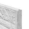 Beton-motiefplaat wit/grijs - H20xD3,5xL184cm rotsmotief - H20xD3,5xL184cm rotsmotief