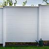 Berton©-motiefplaat smal wit/grijs H26xD3,5xL184 cm blokhutprofiel