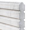 Beton-motiefplaat wit/grijs - H26xD4.8xL184cm Deens rabat
