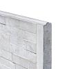 Berton©-motiefplaat wit/grijs H36xD3,5xL184 cm leisteenmotief