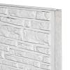 Beton-motiefplaat wit/grijs - H36xD3,5xL184cm Rustico