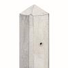 Berton©-paal IJssel wit/grijs, diamantkop 10x10x190 cm tussenmodel