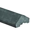 Beton-afdekkap antraciet diamantkop - 180cm