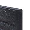 Beton-motiefplaat antraciet gecoat - H26xD3,5xL184cm rotsmotief