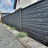 Berton©-motief-vulplaat antraciet gecoat H20xD3,5xL184 cm rotsmotief