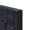 Berton©-motiefplaat smal antraciet gecoat H26xD3,5xL184 cm romeins motief