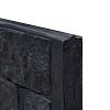 Beton-motiefplaat antraciet gecoat - H26xD3.5xL184cm romeins motief