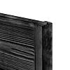 Berton©-motiefplaat smal antraciet gecoat H26xD3,5xL184 cm rabat-houtmotief