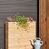 Berton©-motiefplaat smal antraciet gecoat H26xD3,5xL184 cm Deens rabat