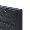 Beton-motiefplaat antraciet gecoat - H36xD3.5xL184cm rotsmotief