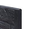 Beton-motiefplaat antraciet gecoat - H36xD3.5xL180cm rotsmotief - uitsluitend voor sleufpaal