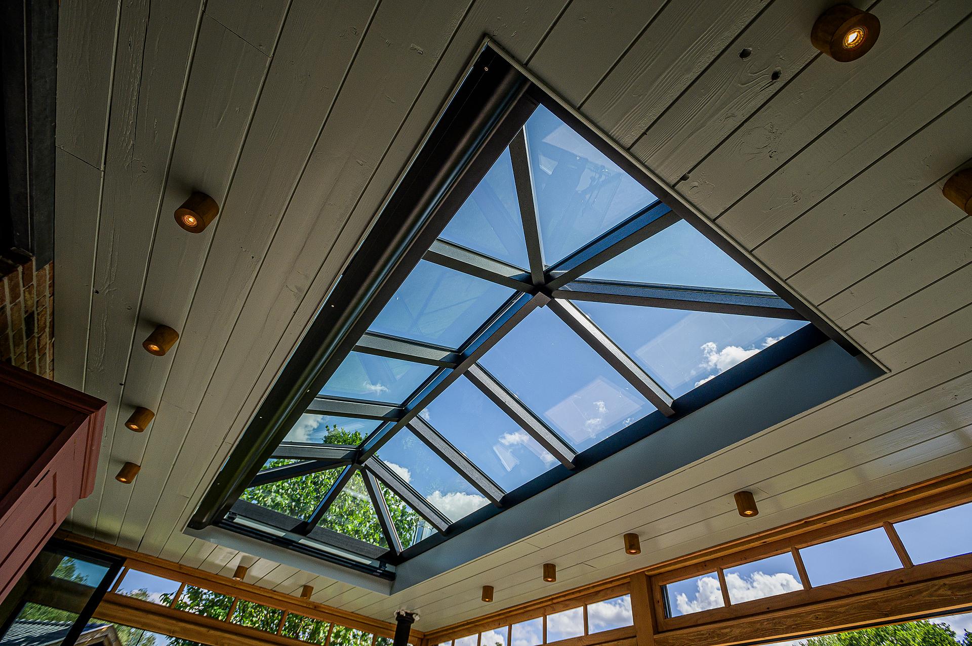 tuinkamer hout daklicht screens lunteren hr 6966