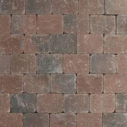 Metro Trommelsteen 20x15x6 cm Rood genuanceerd