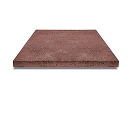 Oud Hollandse tegel zonder facet 60x60x5 Roodbruin