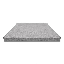 Oud Hollandse tegel zonder facet, gewapend  80x80x5 Grijs