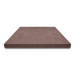 Oud Hollandse tegel zonder facet, gewapend  80x80x5 Roodbruin