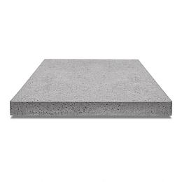 Oud Hollandse tegel zonder facet, gewapend  100x100x8 Grijs