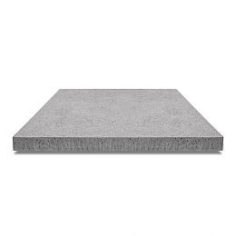 Oud Hollandse tegel zonder facet, gewapend  120x120x12 Grijs
