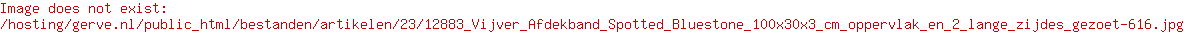 Vijver/Afdekband Spotted Bluestone 100x30x3 cm alle 6 de zijden gezoet + facet