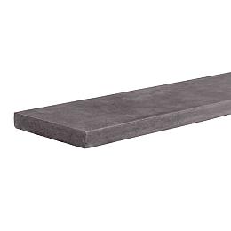 Vijver/Afdekband Vietnamese hardsteen 100x30x3 cm oppervlak en 2 lange zijdes grof geschuurd