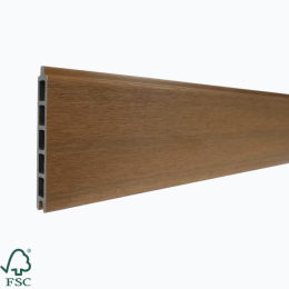 WPC Premium fence board Teak  21x160mm (wb 150mm) L-178cm FSC®100% FSC®-C003450