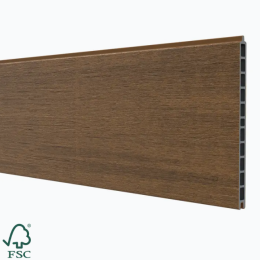 WPC Premium fence board Teak 21x310mm (wb 300mm) L-178cm FSC®100% FSC®-C003450