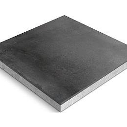 Keramische tegel op onderbeton | Ceradeco | 60x60x4 cm |  Cemento Black