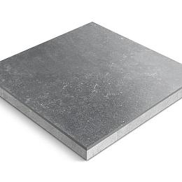 Keramische tegel op onderbeton | Ceradeco | 60x60x4 cm | Castello Nero